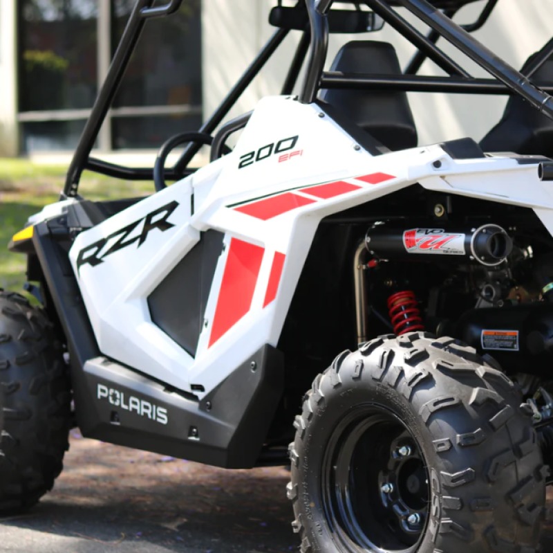 22-23 Polaris RZR 200 EVO U Series Full System Exhaust - Click Image to Close