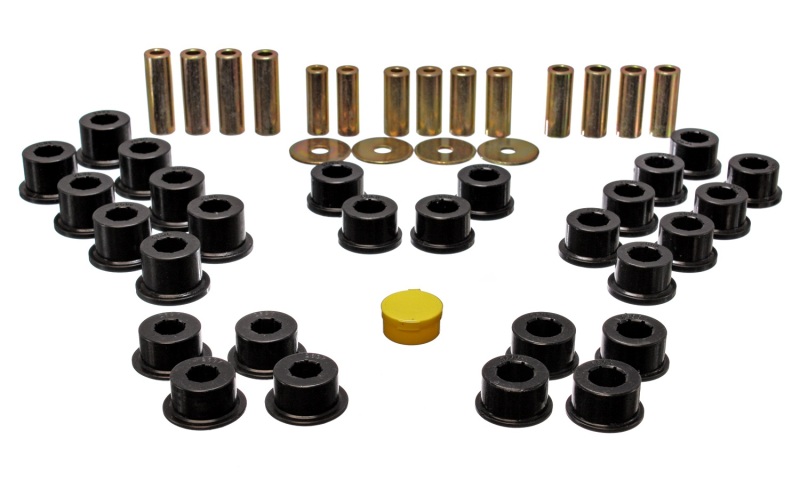 90-97 Mazda Miata Black Rear Control Arm Bushing Set - Click Image to Close