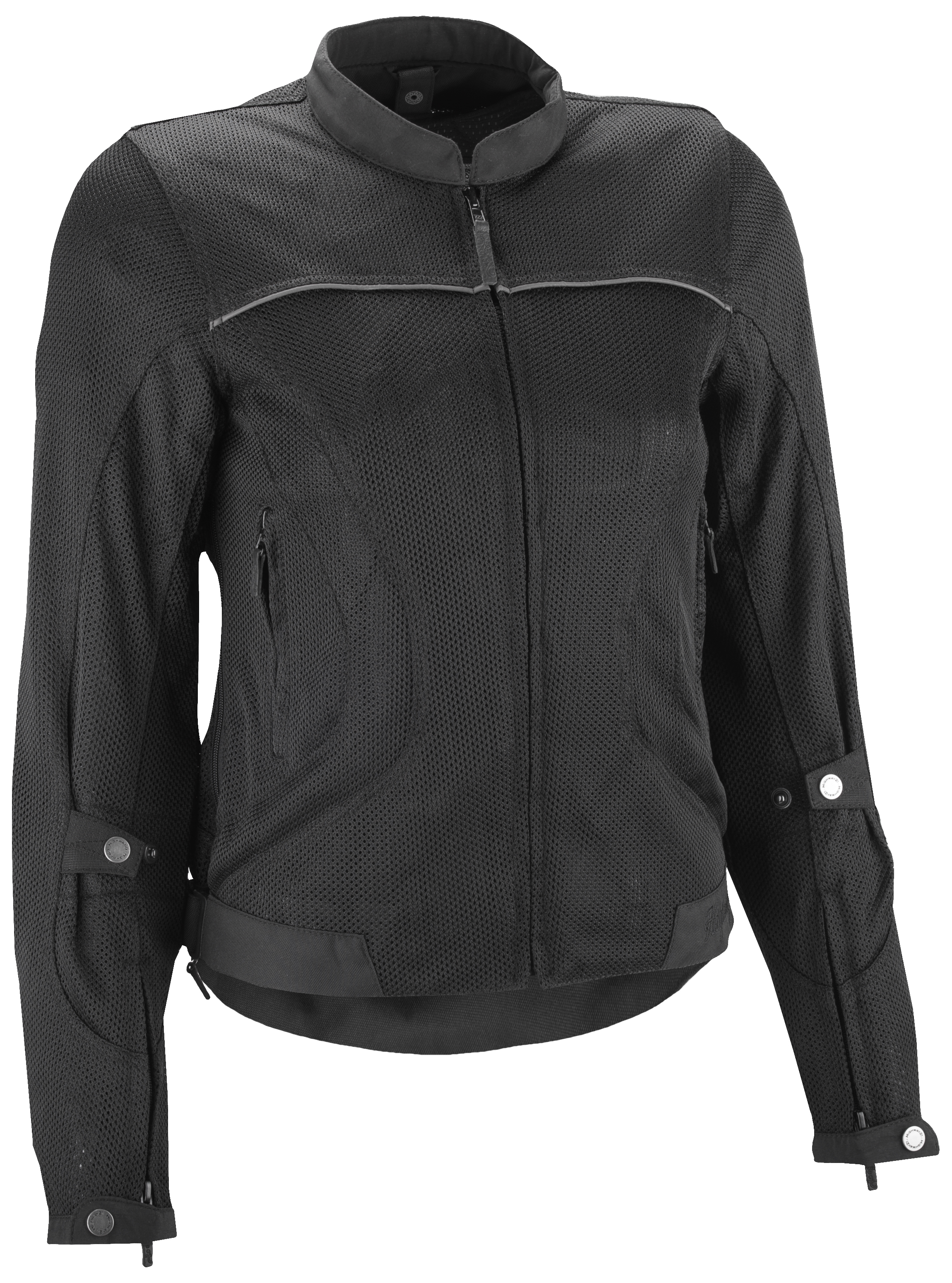 Women's Aira Mesh Riding Jacket Black Small - Click Image to Close