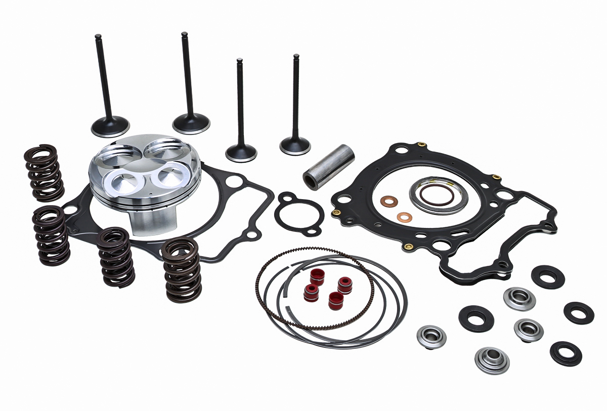 Top End Service Kit SS Valve Conversion W/Springs - For 14-18 YZ250 - Click Image to Close