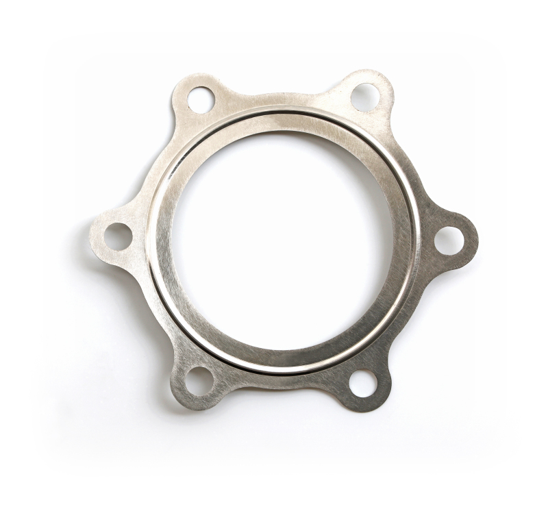 .016in Stainless GT32 6 Bolt Discharge Flange Gasket - Click Image to Close