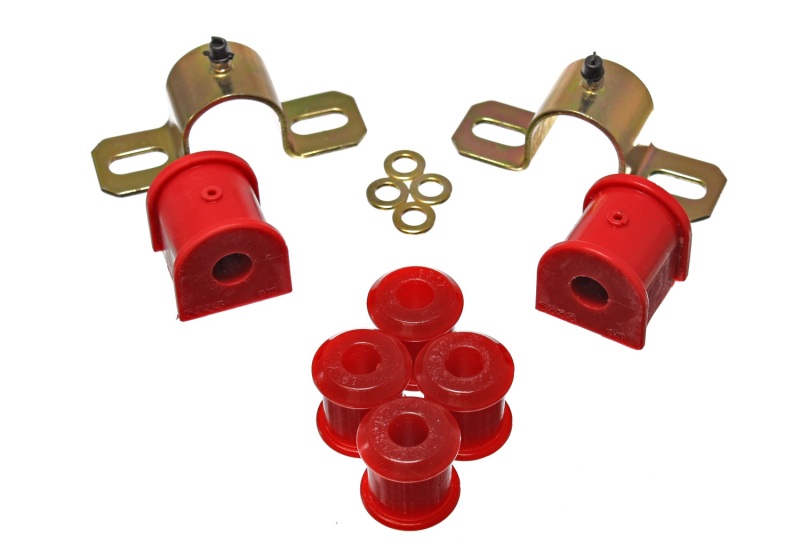 Energy Suspension 16mm Rear Sway Bar Bushing Set - Red for Jeep - Click Image to Close