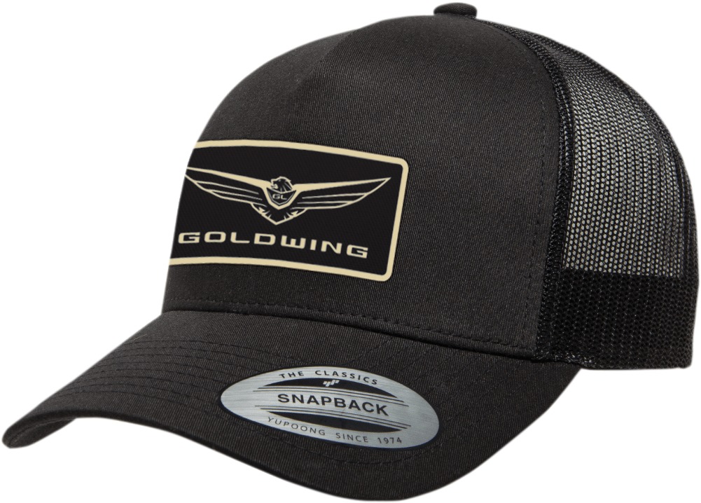 Men's Gold Wing Icon Hat - Gw Icon Hat Blk - Click Image to Close