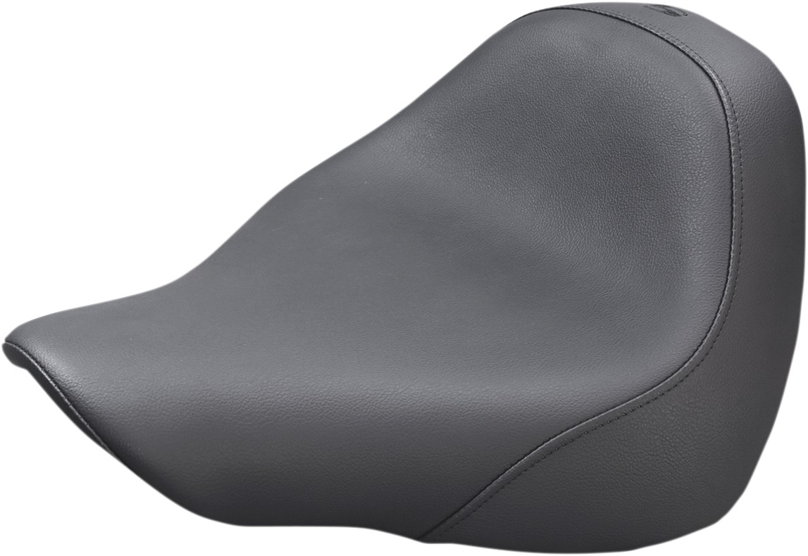 Renegade Smooth Solo Seat Black Gel Low - For 18-21 Harley FLFB - Click Image to Close