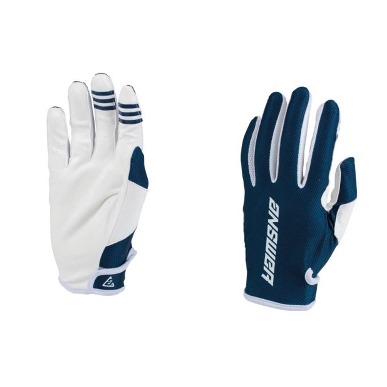 Answer 23 Ascent Glove Navy/White Youth - XL - Click Image to Close