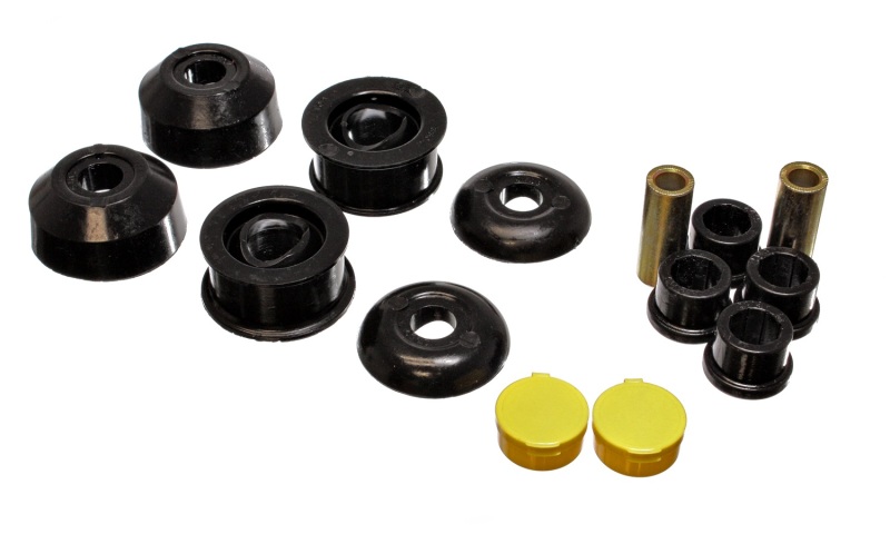 05-07 Scion tC / 03-06 Toyota Corolla/Matrix Black Front Control Arm Bushing Set - Click Image to Close