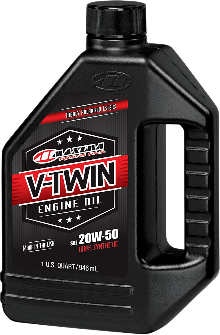 V-Twin 20w50 Full Synthetic Oil - 1 QT - Click Image to Close