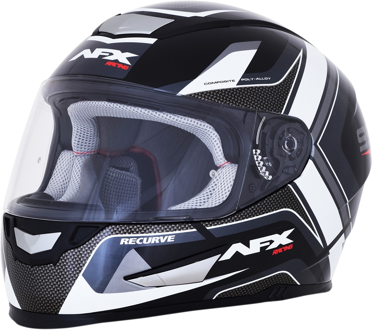 FX-99 Full Face Street Helmet White Small - Click Image to Close