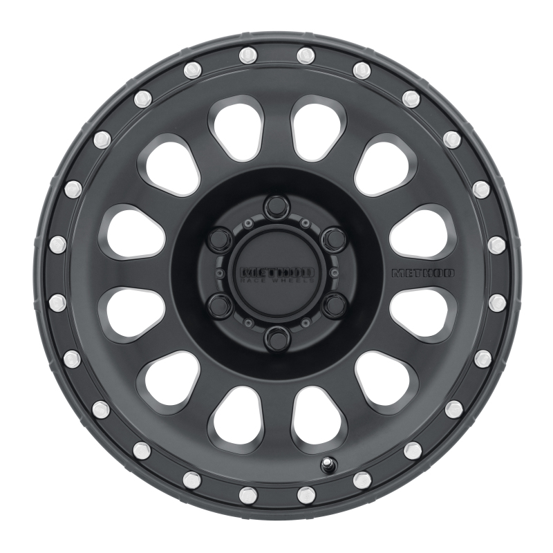 MR315 16x8 0mm Offset 6x5.5 106.25mm CB Matte Black Wheel - Click Image to Close