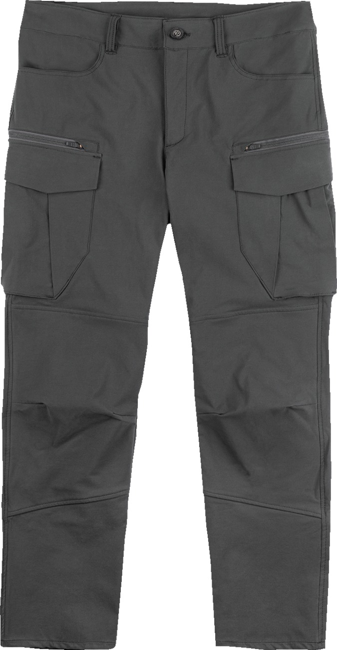 ICON Superduty3 Pants Black Men's Size 30 - Durable stretch canvas riding pants - Click Image to Close