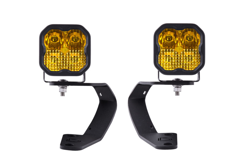 10-21 Toyota 4Runner SS3 LED Ditch Light Kit - Yellow Pro Combo - Click Image to Close