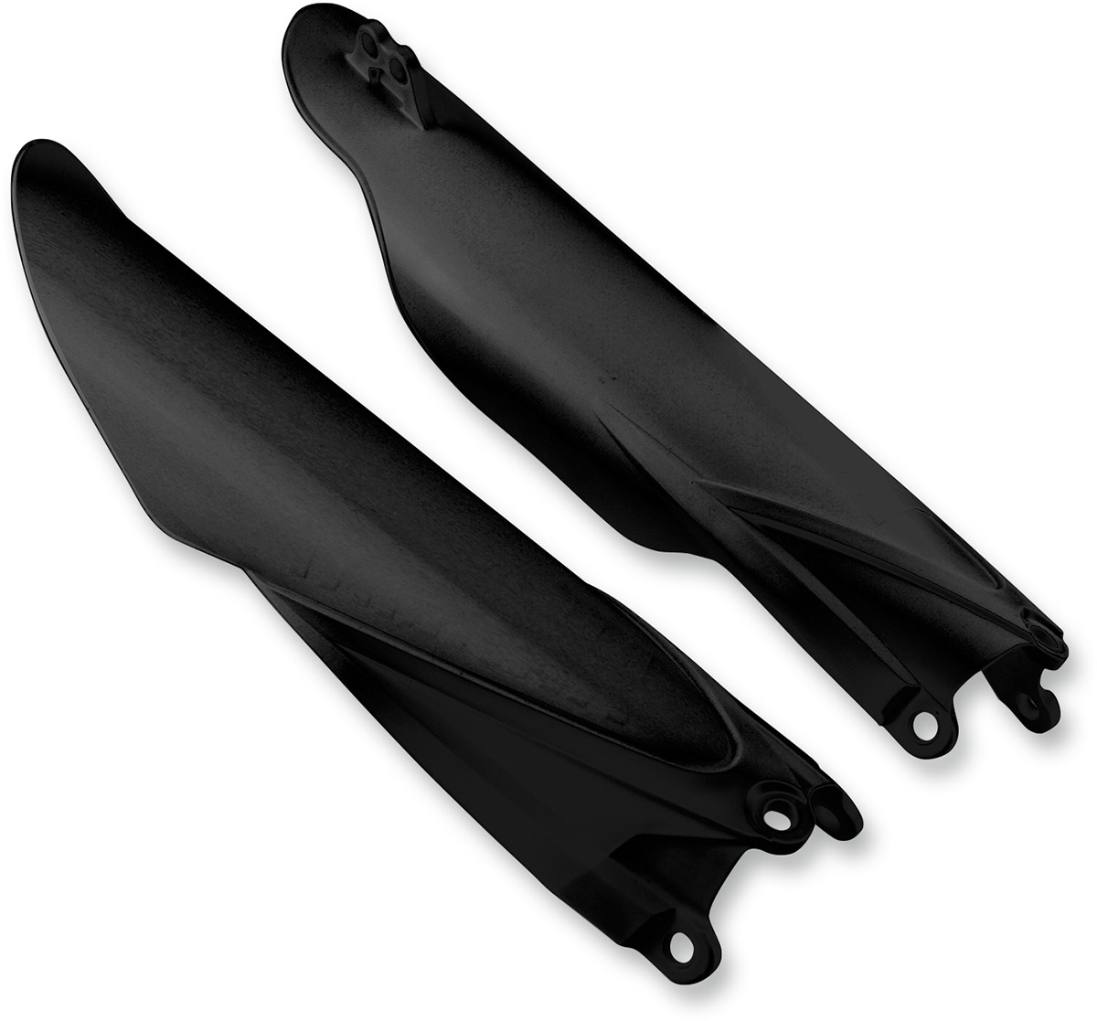 Black Fork Guards - Fits Various 05-24 WRF/YZ/YZF Models - Click Image to Close