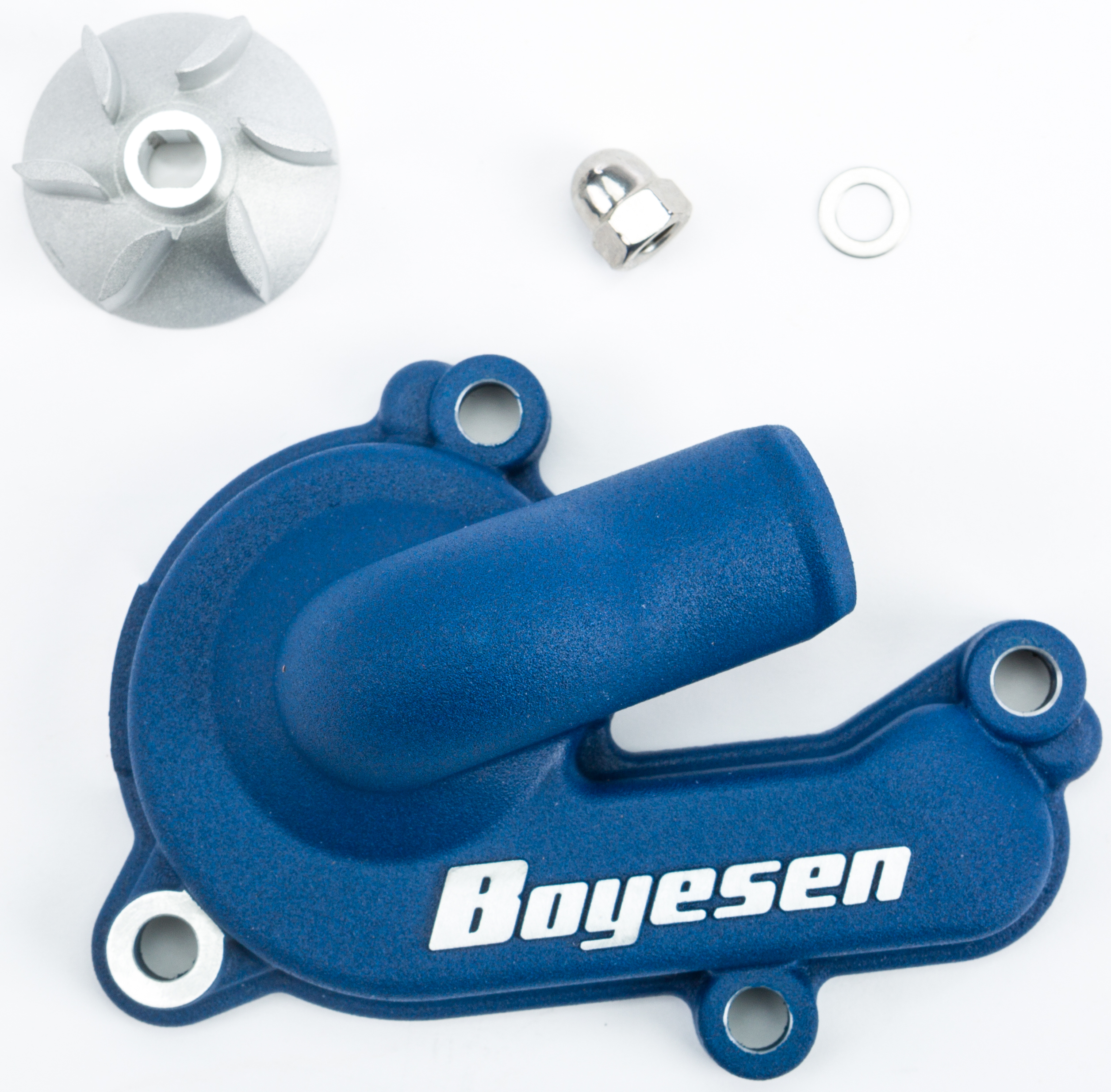 Waterpump Cover Impeller Kit Blue - For 16-19 Husqvarna KTM 250/350 - Click Image to Close