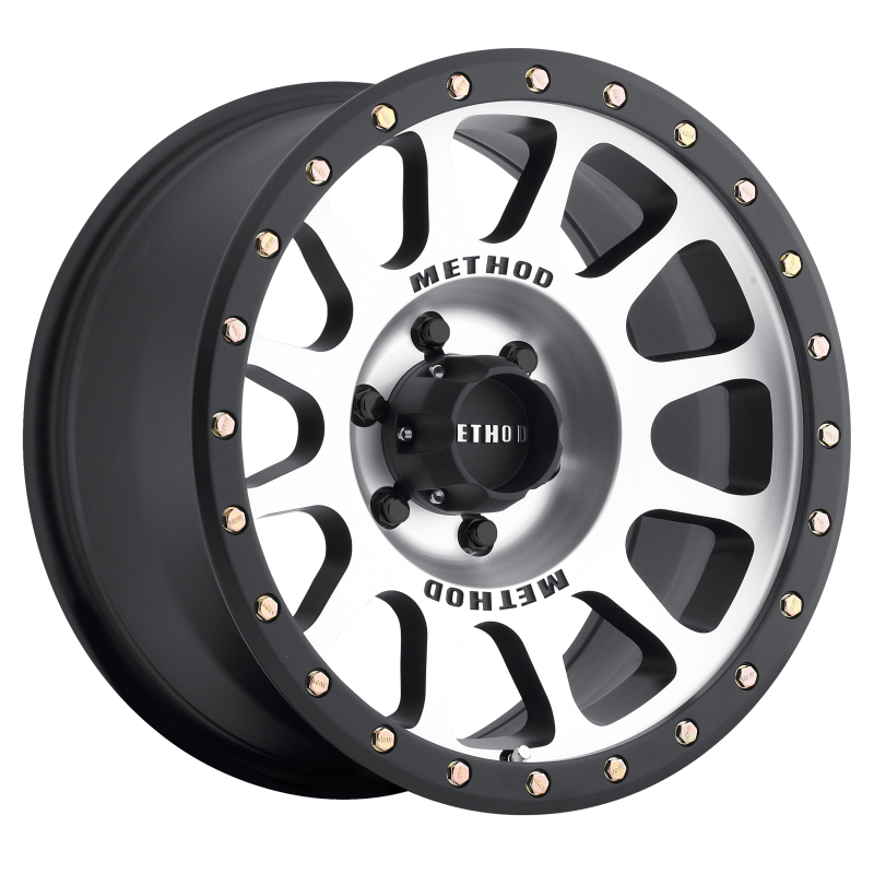 MR305 NV 16x8 0mm Offset 6x5.5 108mm CB Machined/Black Street Loc Wheel - Click Image to Close