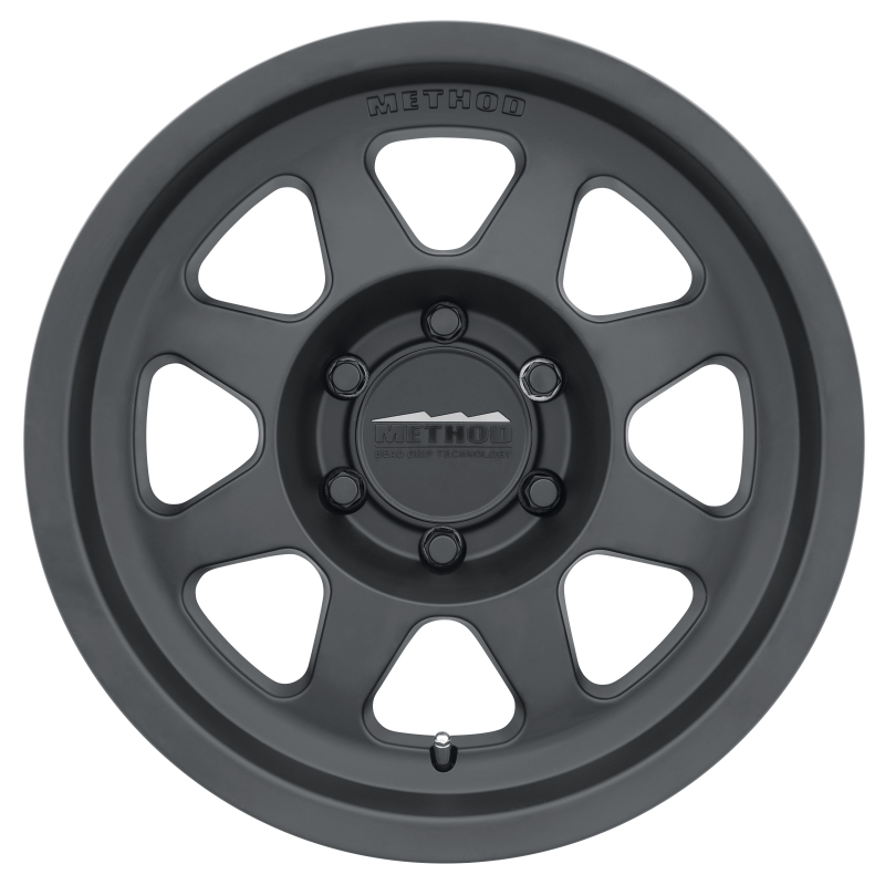 MR701 16x8 0mm Offset 6x5.5 106.25mm CB Matte Black Wheel - Click Image to Close