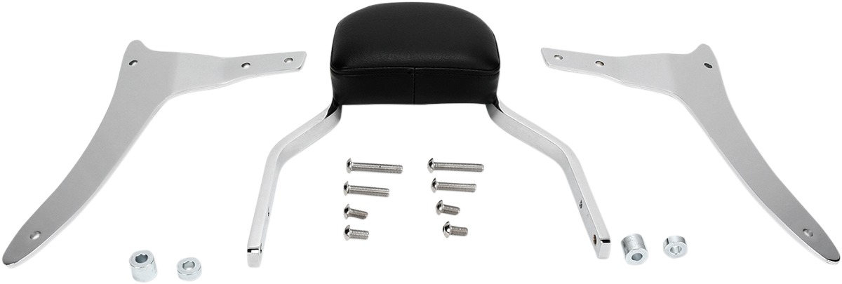 Mini Square 11" Sissy Bar Chrome - For 06-17 Kawasaki 900 Vulcan Cl/Cu - Click Image to Close