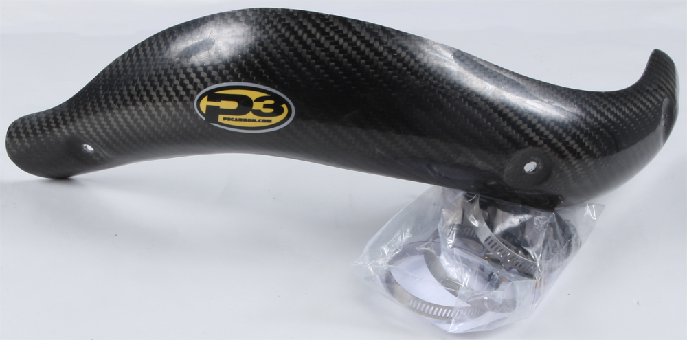 Carbon Fiber Header Heat Shield - For 450 SXF/XCF FX450 FS450 FC450 - Click Image to Close