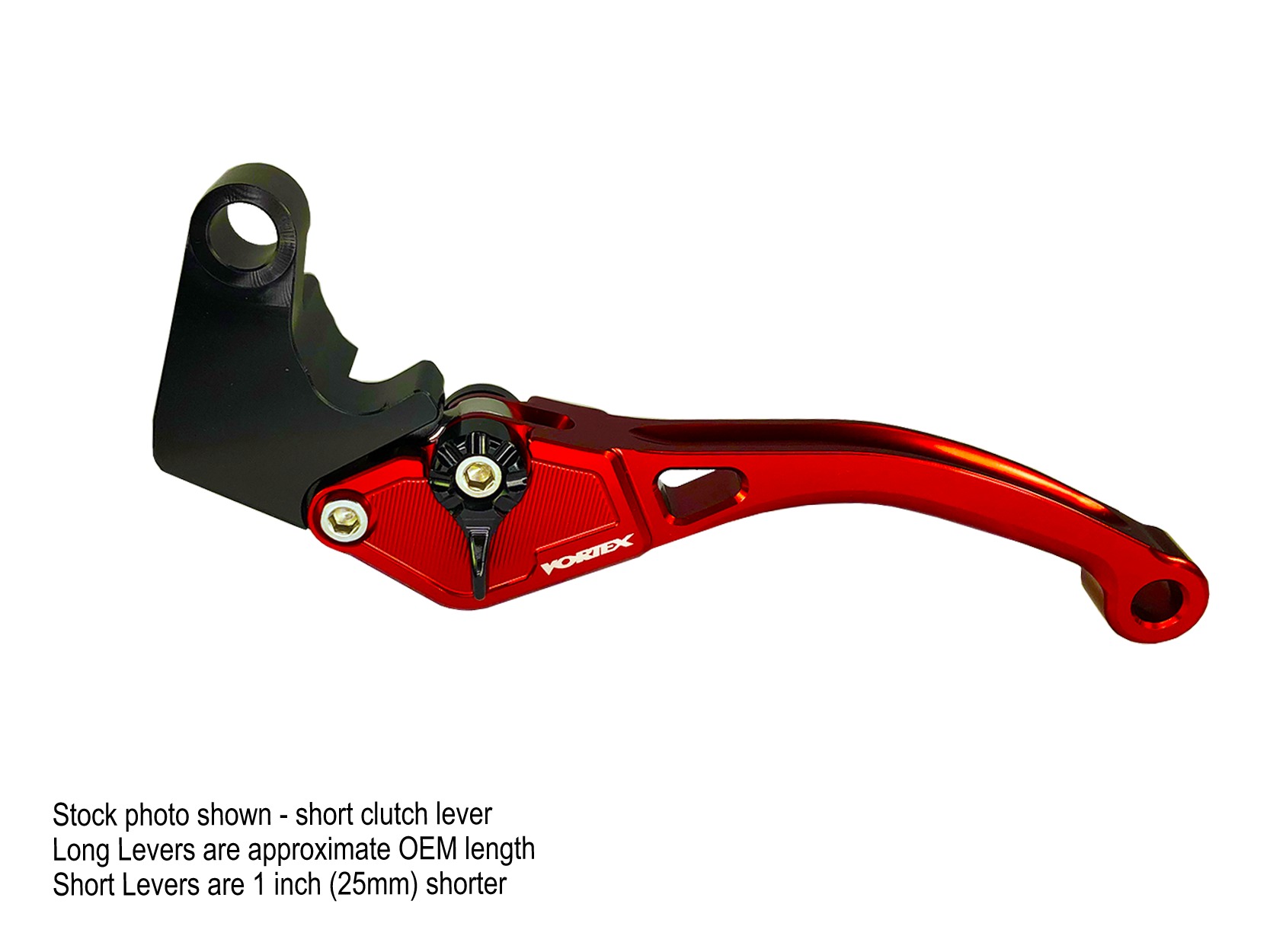 VTX 2.0 Clutch Lever Long - Red For Suzuki GSX1300BK B-King - Click Image to Close