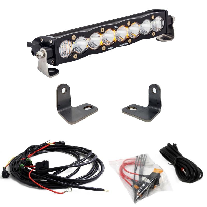 16-18 Polaris RZR Turbo XP S8 Series 10in Light Bar Kit - Click Image to Close