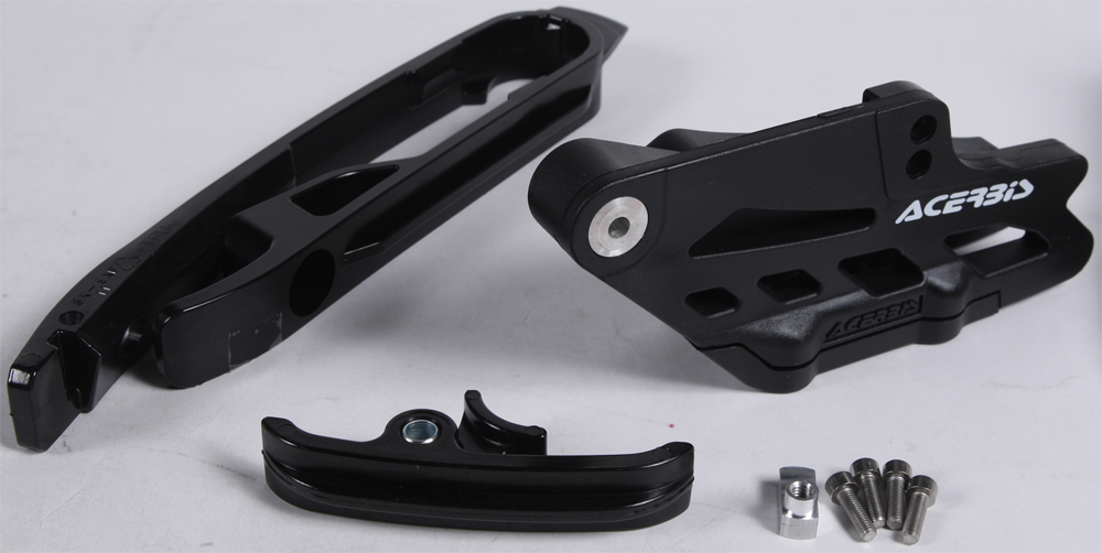 Chain Guide & Swingarm Slider Kit V 2.0 - - Black - For 11-15 KTM SX/F Husqvarna - Click Image to Close