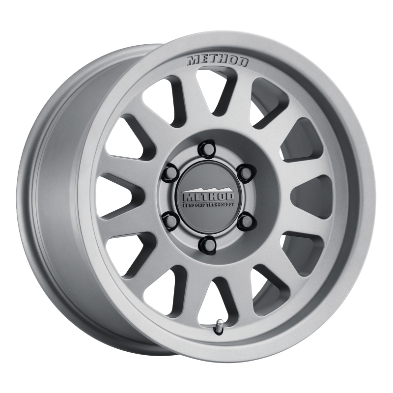 MR704 17x8.5 0mm Offset 8x170 130.81mm CB Matte Titanium Wheel - Click Image to Close