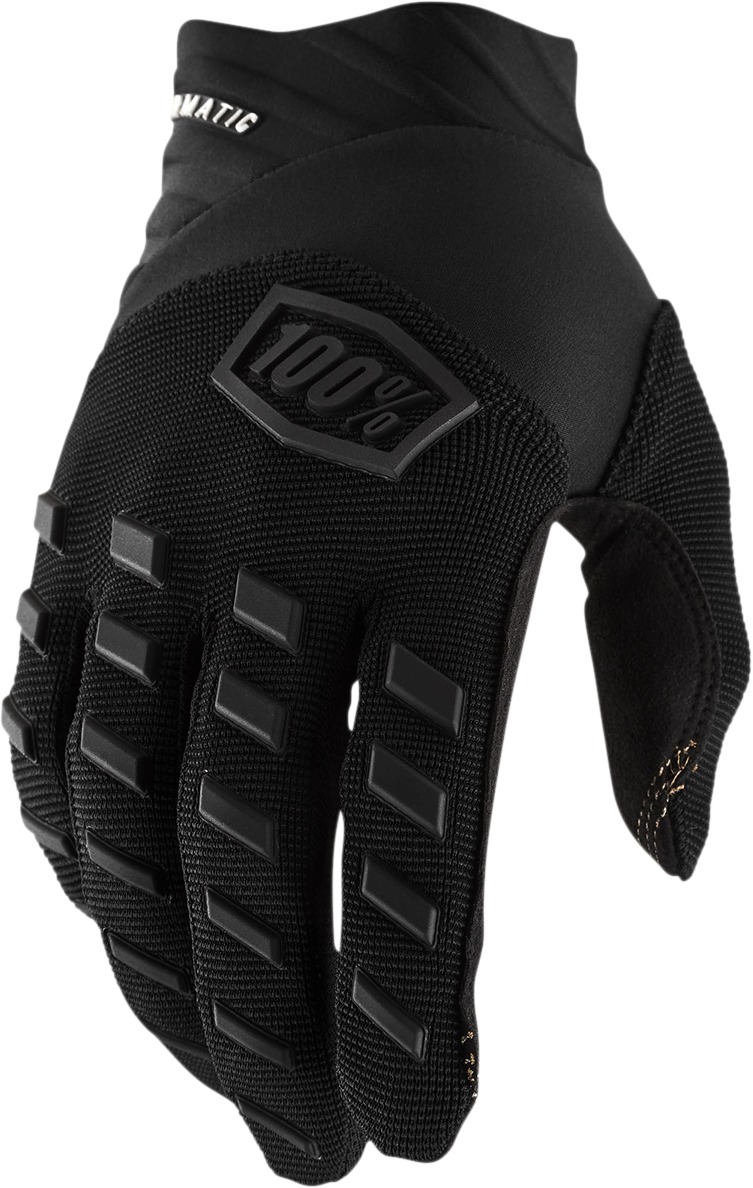 100% Youth Airmatic Gloves Black/Charcoal - Youth M - Click Image to Close