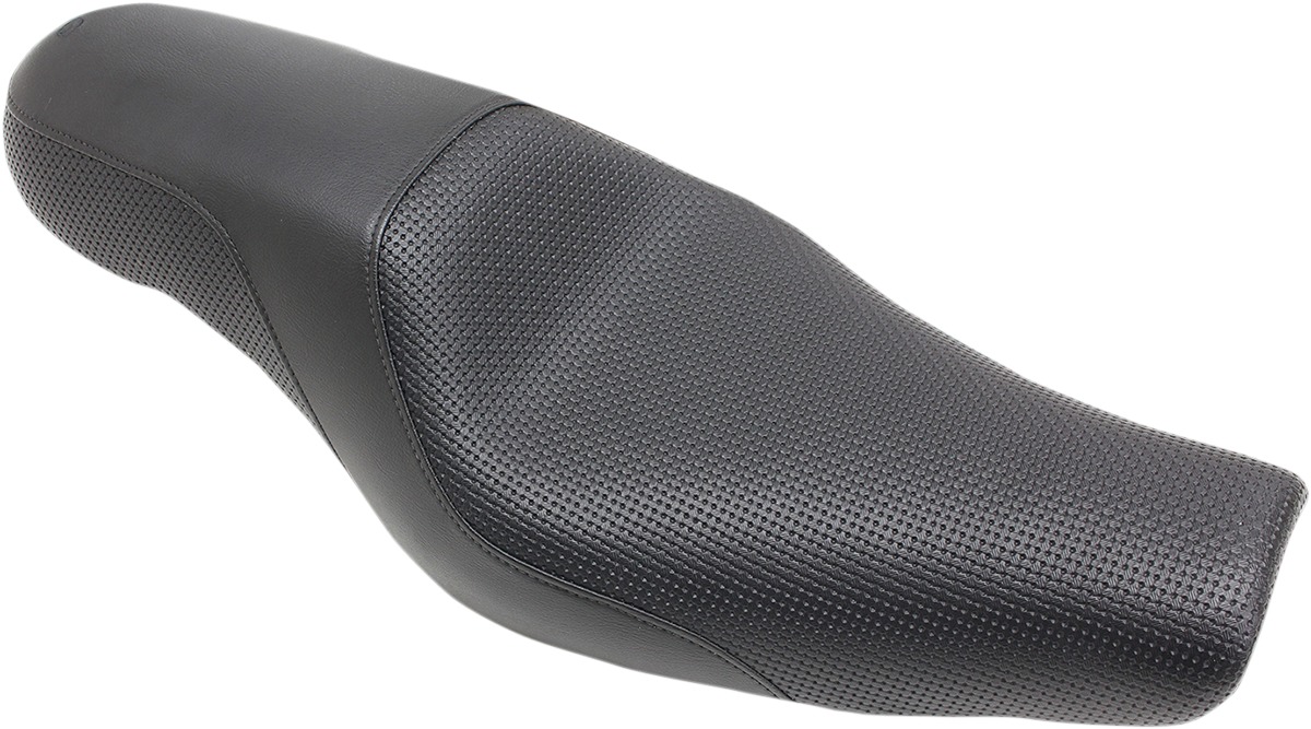 Profiler Basketweave 2-Up Seat Black Gel Lowest - For 04-20 Harley XL - Click Image to Close