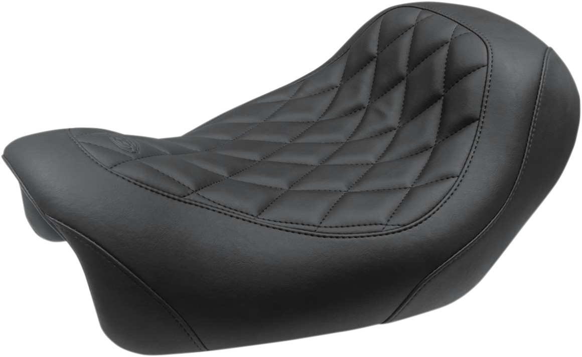 Tripper Diamond Wide Solo Seat Forward 1.5" - For 14-17 HD FXDF - Click Image to Close