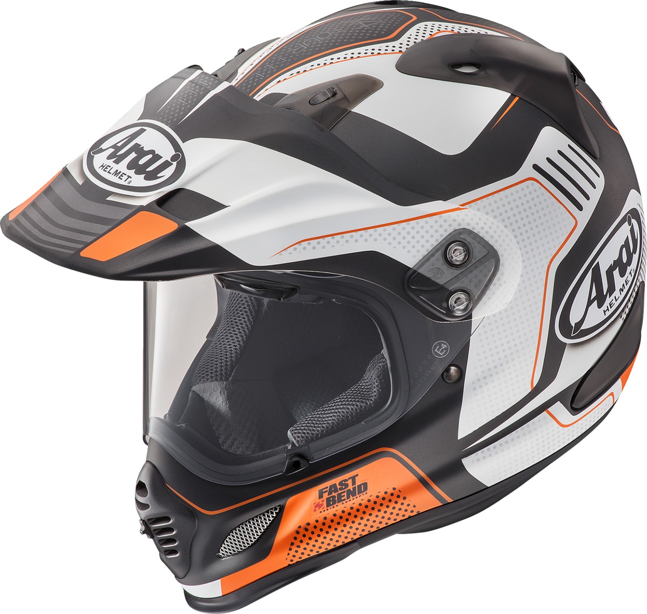 Arai XD-4 Vision Helmet Orange Frost XS - Dual sport helmet in Orange Frost, size XS - Click Image to Close