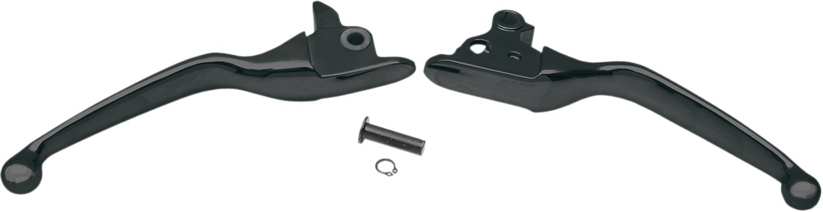 Aluminum Mechanical Brake/Clutch Lever Set - Black - Click Image to Close