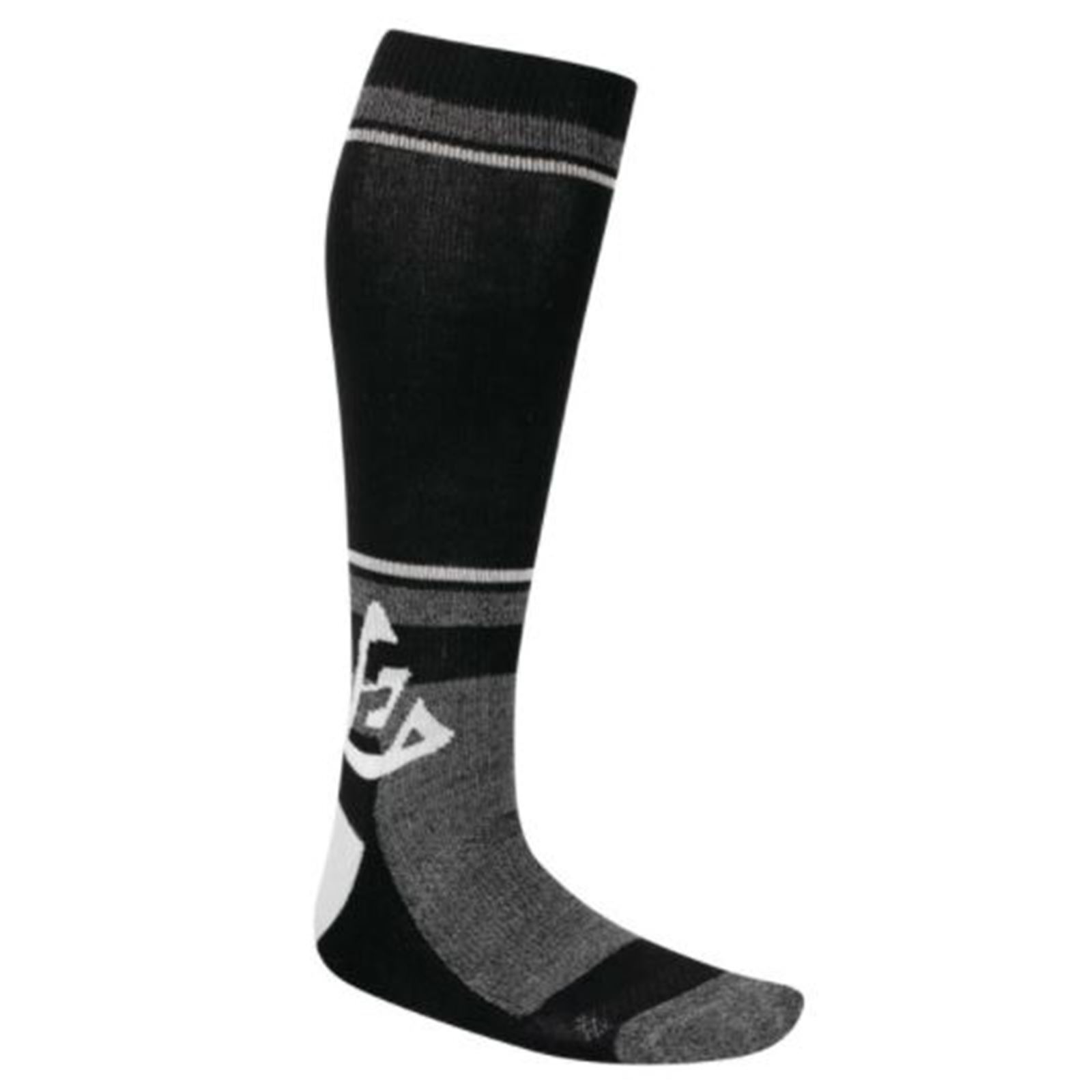 Answer Moto Socks Black - Large/XL - Click Image to Close