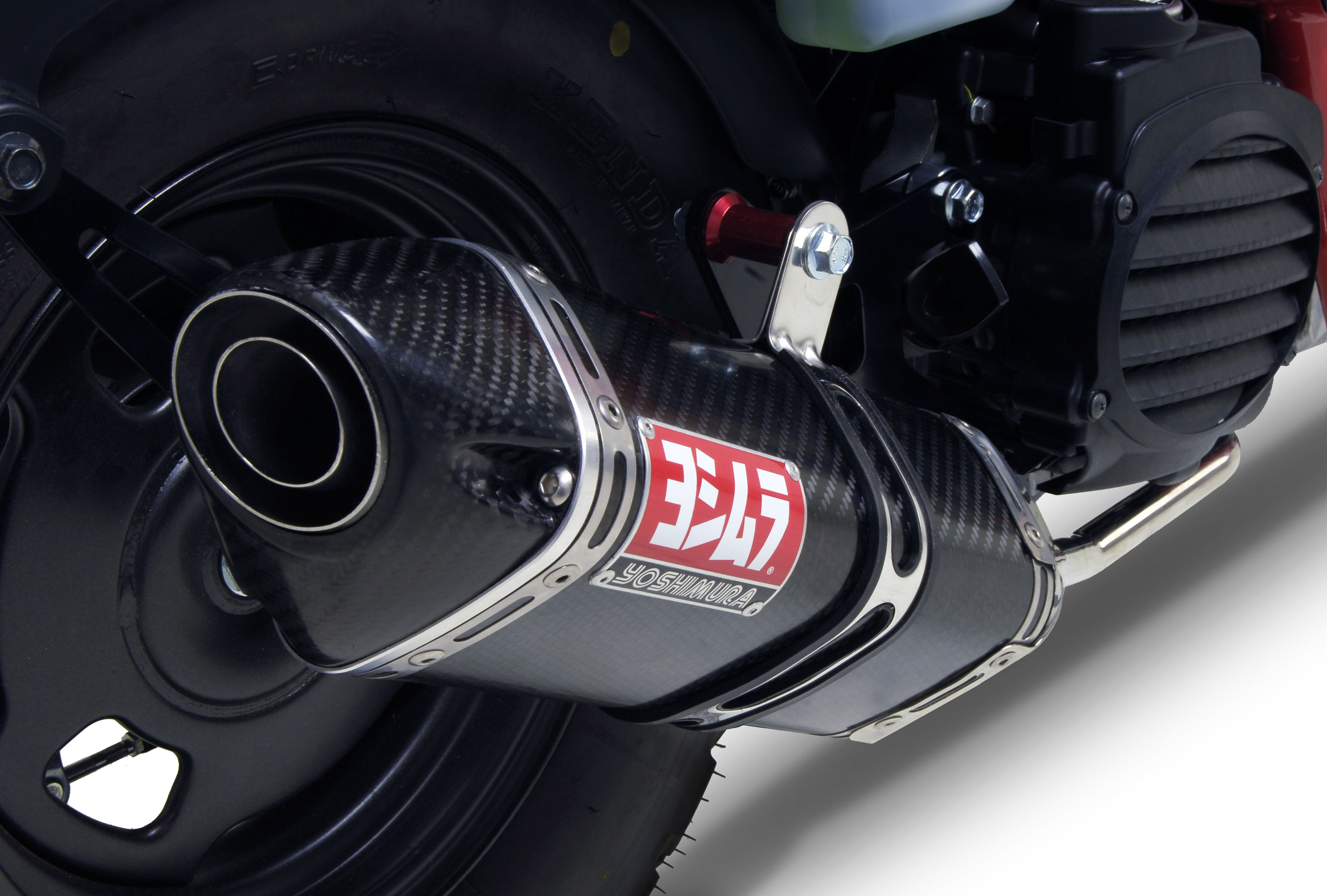 Race TRC Carbon Fiber Stainless Steel Full Exhaust - For 03-21 Honda NPS50 Ruckus - Click Image to Close