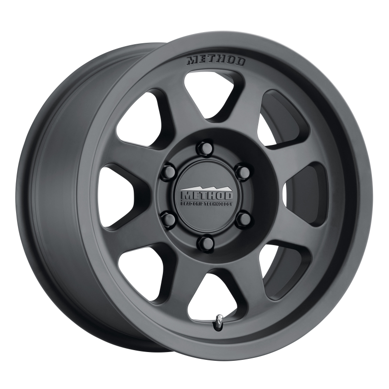 MR701 18x9 +18mm Offset 6x135 87mm CB Matte Black Wheel - Click Image to Close