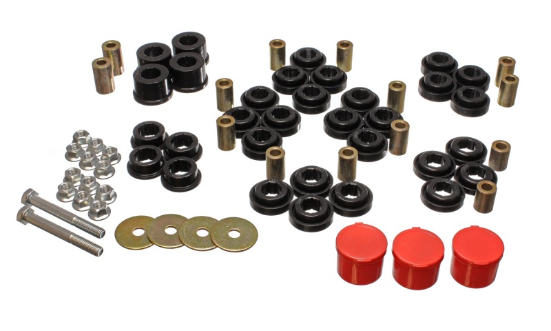 Chrysler/Dodge Red Rear End Control Arm Bushing Set (Non SRT Models) - Click Image to Close