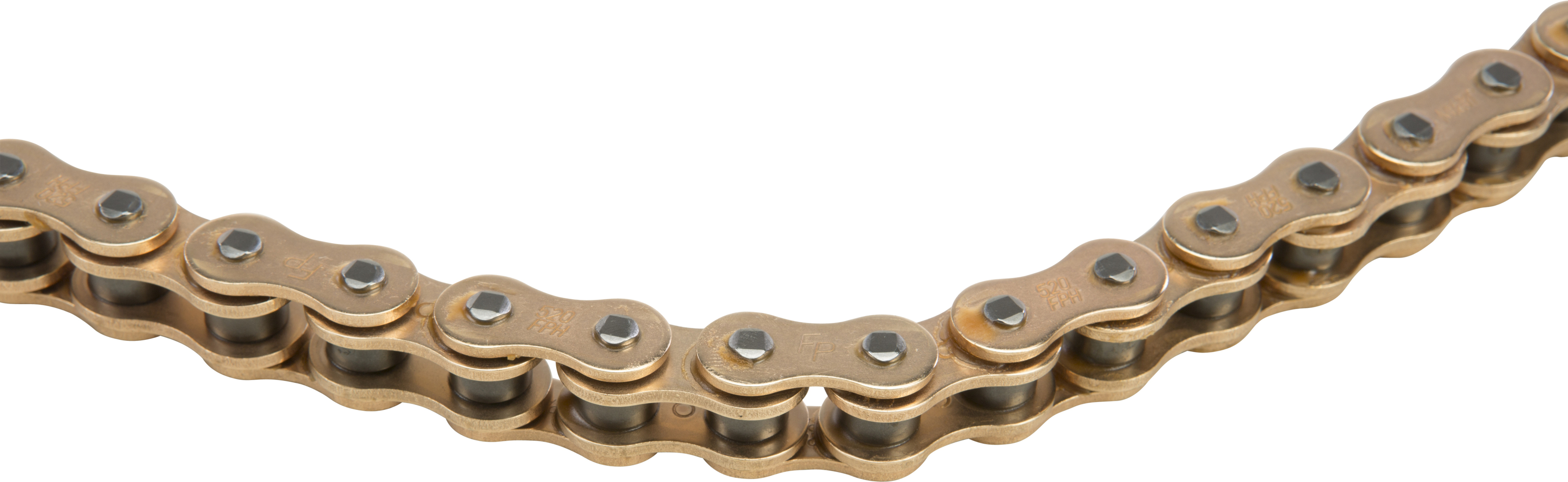 Heavy Duty Roller Chain 520 Pitch X 120 Links Gold - Click Image to Close