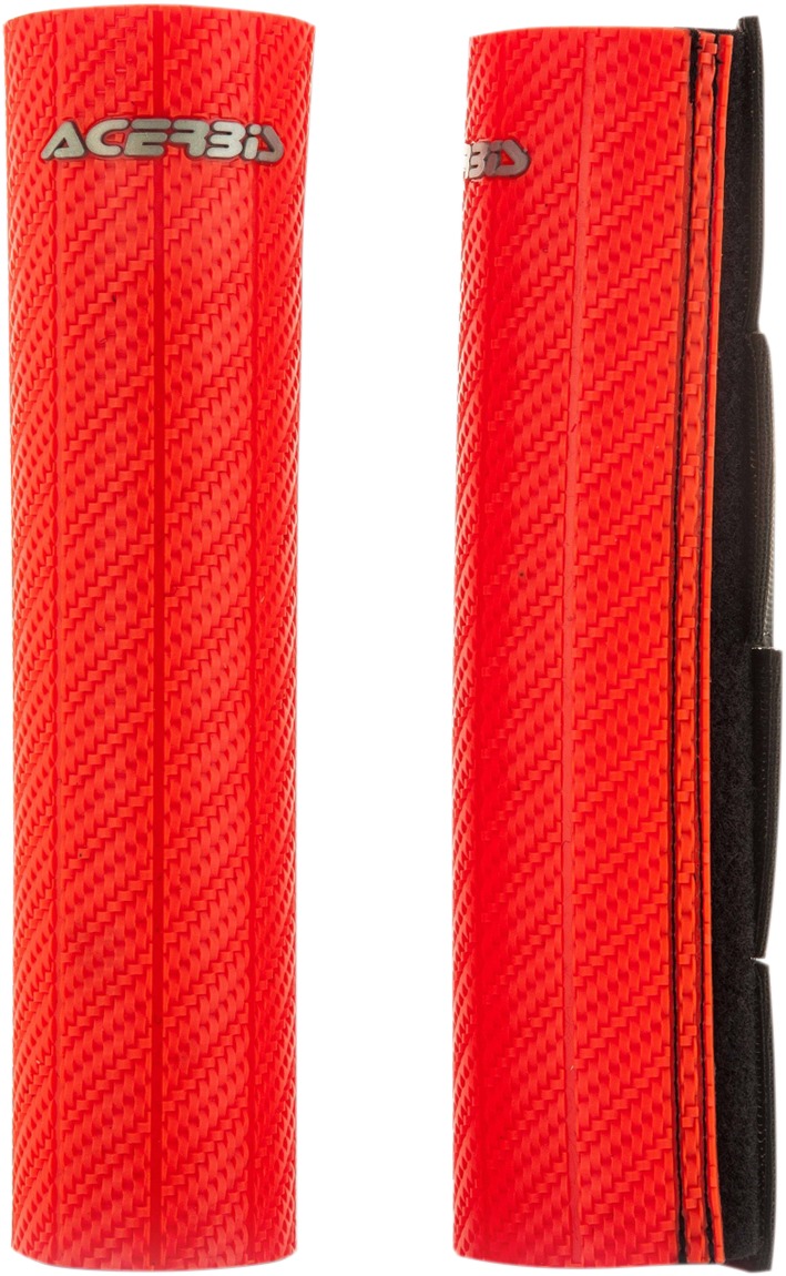 Red Universal Upper Fork Guards - Click Image to Close