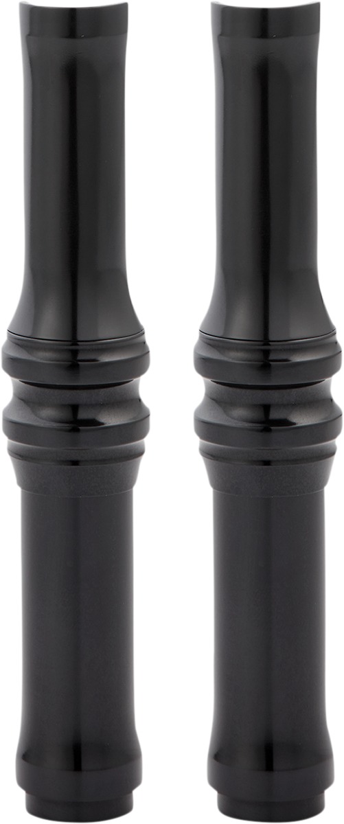 Arlen Ness 10-Gauge Pushrod Covers Black - Click Image to Close