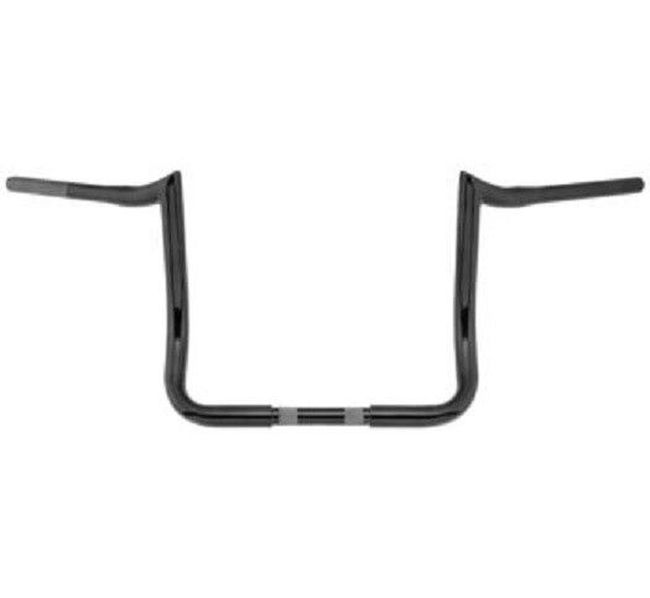 Biker's Choice 10" Black PrimeApes Handlebars 1-1/4" Dia Fits FLH Batwing - Click Image to Close