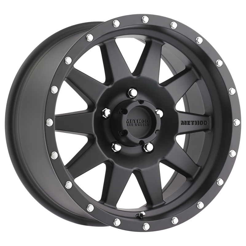 MR301 The Standard 17x8.5 0mm Offset 5x5.5 108mm CB Matte Black Wheel - Click Image to Close