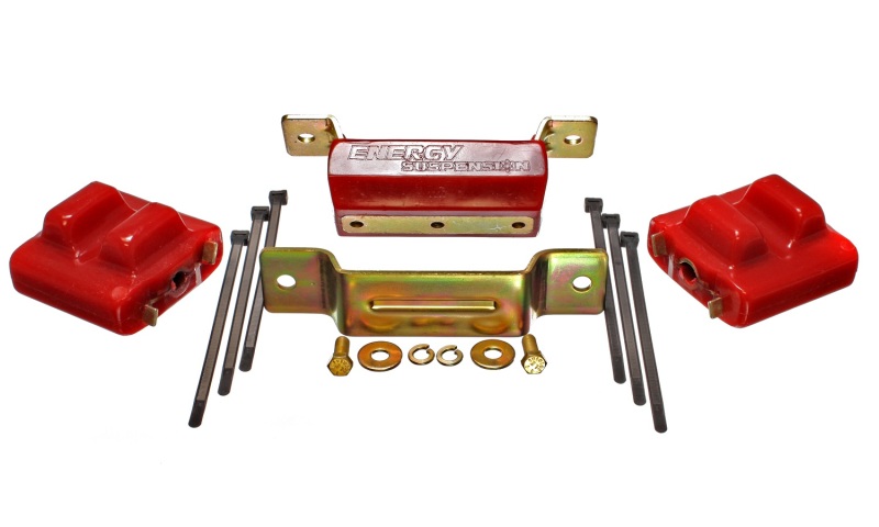 Energy Suspension Red Motor & Transmission Mounts Zinc Fits 88-94 GM Blazer 4WD - Click Image to Close