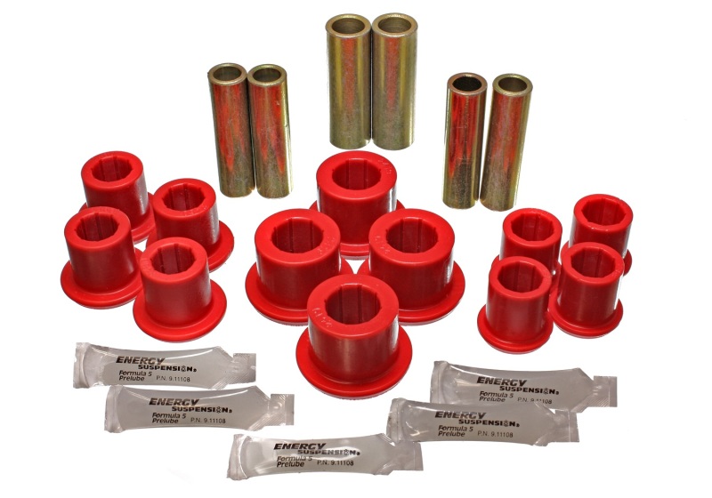 97-03 Ford F100/F150/F250 2WD Rear Rear Leaf Spring Bushing Set - Click Image to Close