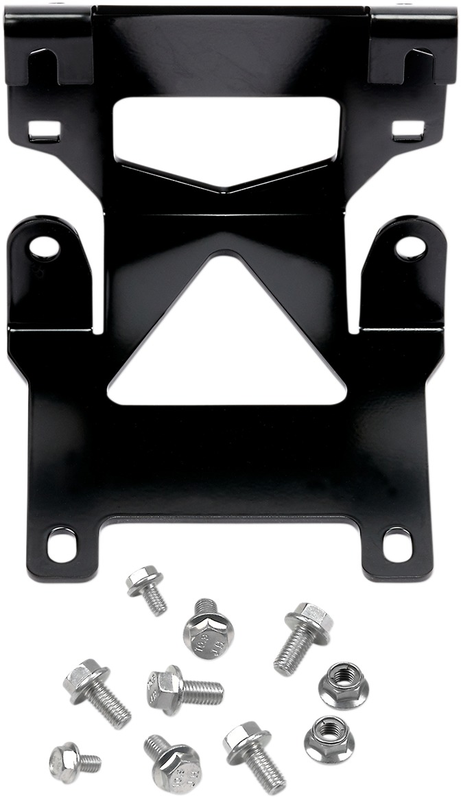 WARN Winch Mount for VRX 3500 Series Black Fits Honda Rancher/Foreman - Click Image to Close