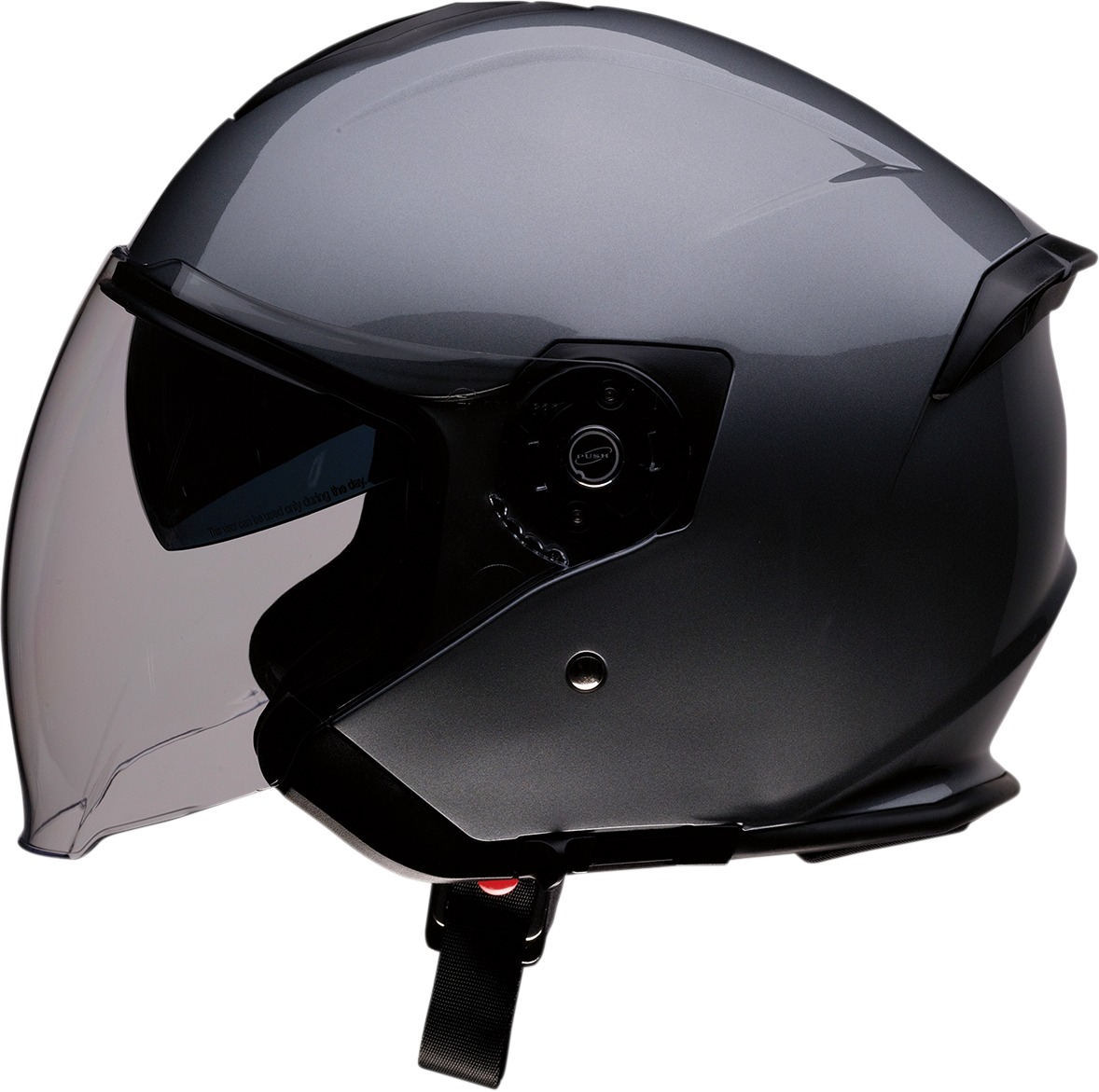 Road Max Solid Open Face Street Helmet Silver 2X-Large - Click Image to Close