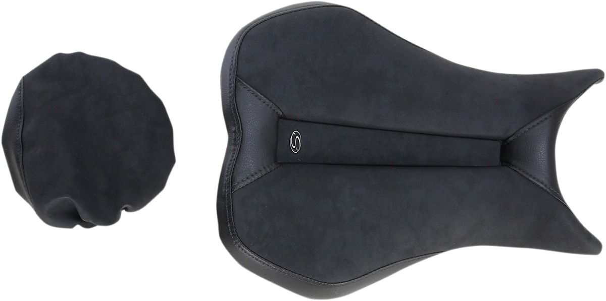 Sport Plain Suede Solo Seat Black Gel - For 13-17 Triumph Daytona 675R - Click Image to Close