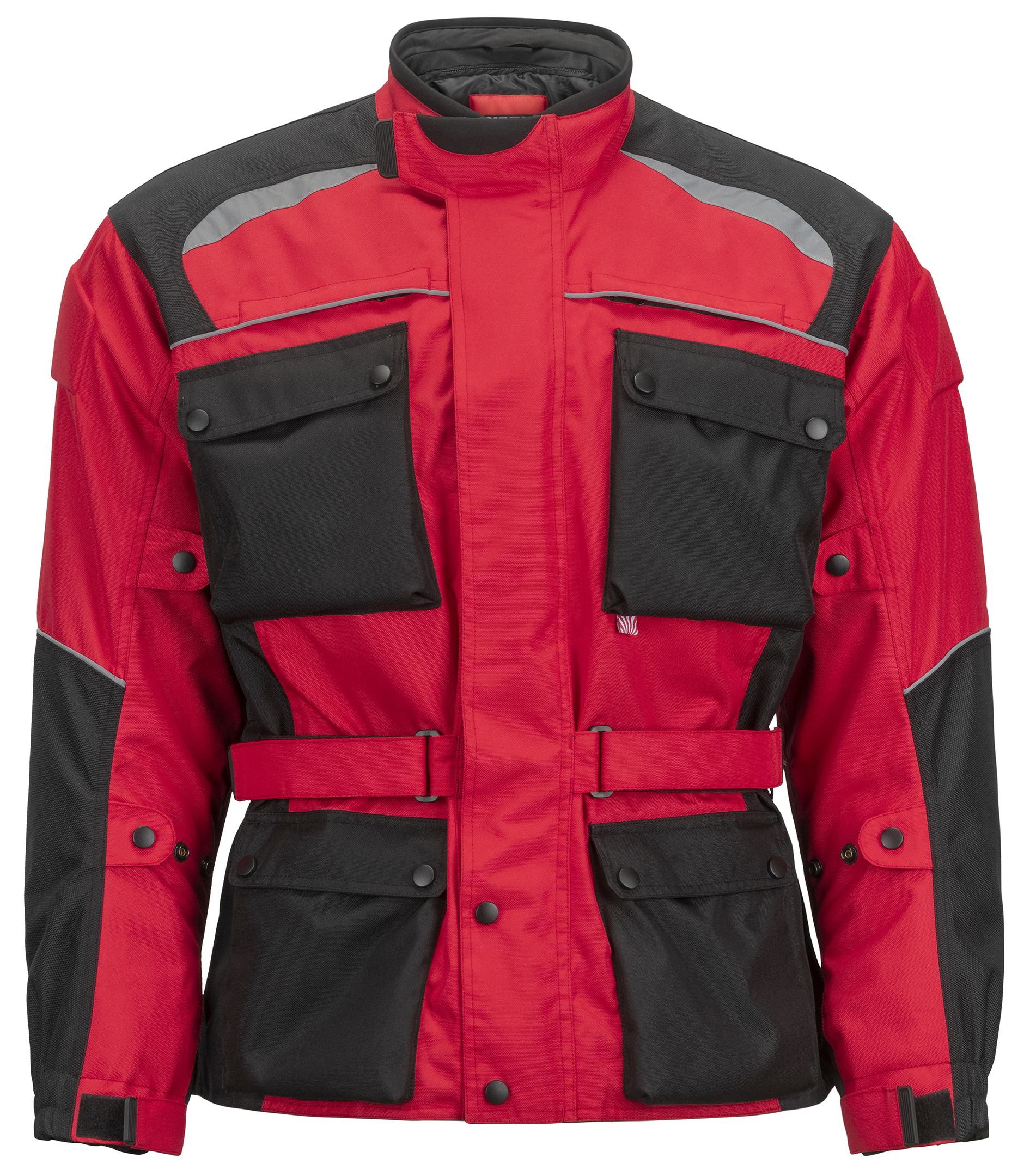 NORU BOSUI 3/4 Waterproof Jacket Red/Black Medium - Waterproof jacket in red/black, size medium - Click Image to Close