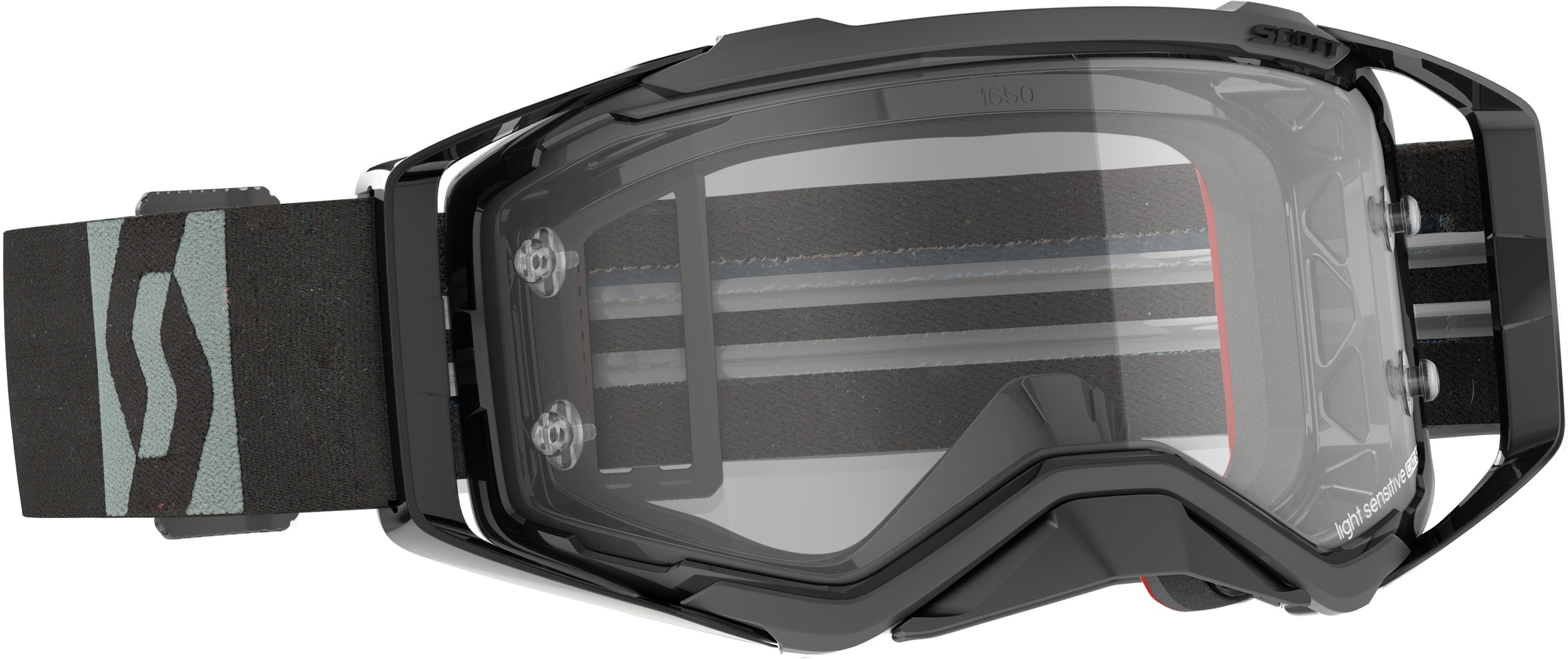 Prospect LS Goggles Black/Gray Light Sensitive Gray Works - Click Image to Close