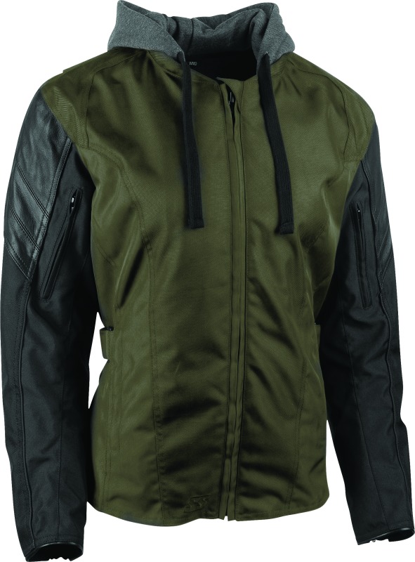 Double Take Jacket Olive/Black Womens - Medium - Click Image to Close