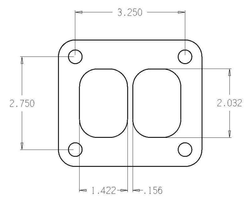 Turbo FLG T-Series Exhaust Inlet .010in Exhaust Gasket - Click Image to Close