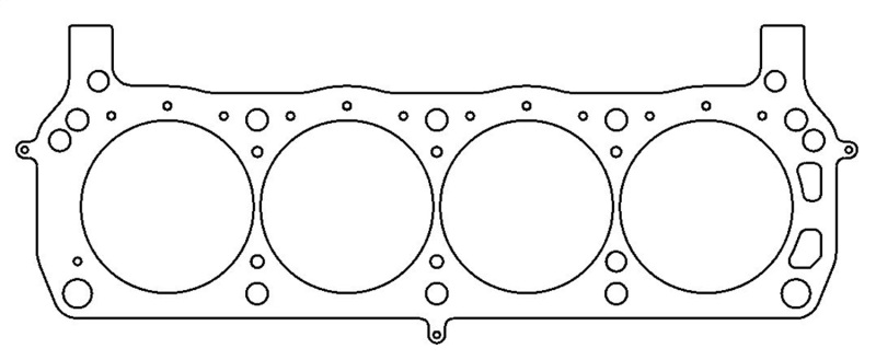 4.155" Bore .080" MLS-5 Headgasket by Cometic For AFR Heads - Click Image to Close