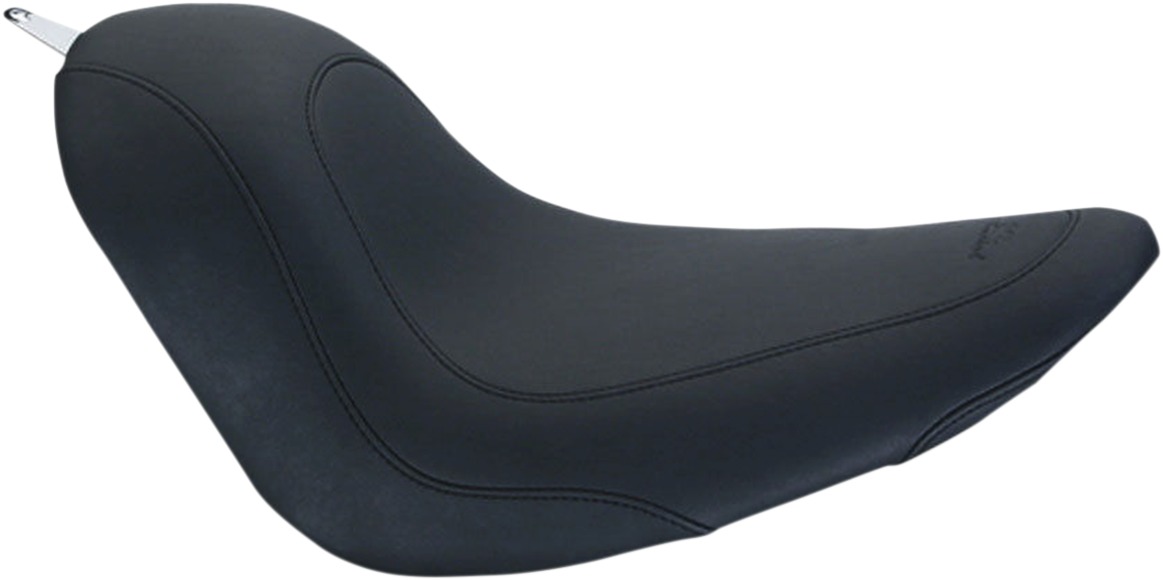 Tripper Plain Synthetic Leather Solo Seat - For 06-17 Harley Softail - Click Image to Close